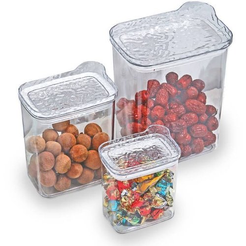 Conjunto 3 Pote Hermético Multiuso com Tampa