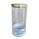 Pote de Vidro Circular Hermético Multiuso com Tampa de Bambu - 1200ML