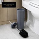 Escova Sanitária Matte com Suporte - Cinza