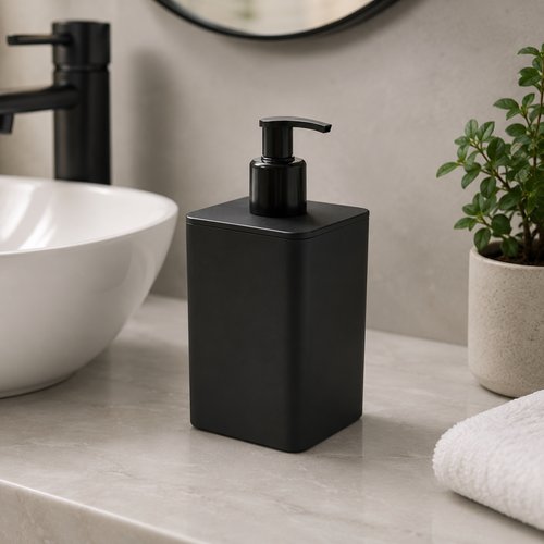 Dispenser para Sabonete Líquido Smile 350ml - Preto