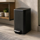 Lixeira com Pedal Linea Matte 5 Litros - Preto Fosco