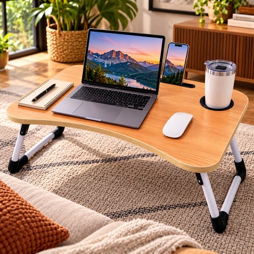 Mesa Notebook Multiuso - Marfim