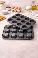 Forma para Cupcake e Pão de Queijo 12 Cavidades - Aço Carbono