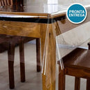 Toalha Protetor de Mesa 210x140m - Transparente
