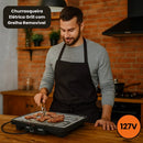 Churrasqueira Elétrica Grill com Grelha Removível 127V - Preta