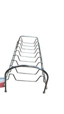 ESCORREDOR DE PRATOS CROMADO 34CM - 8 PRATOS