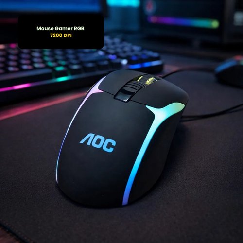 Mouse Gamer RGB 7200 DPI