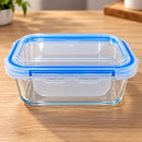 Pote Hermético Retangular de Vidro 370ml