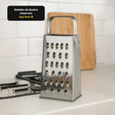 Ralador de Quatro Faces em Aço Inox 18 cm