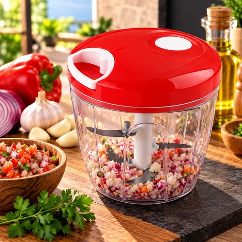 Mini Processador de Alimentos Manual - Sortido