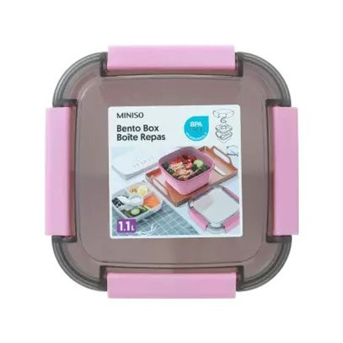 Kit Saladeira com 2 Níveis e Talher 1,1 Litro - Rosa