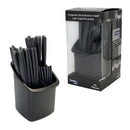 Conjunto Talheres Capri 25 Peças -  Preto